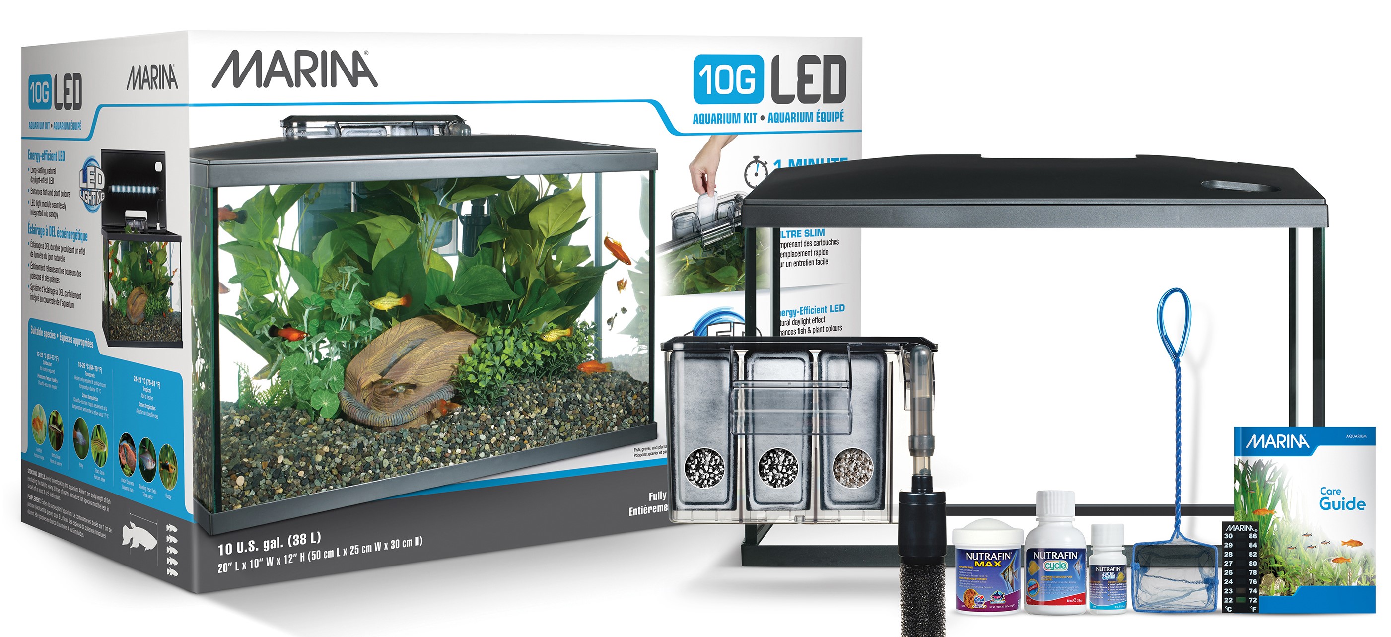 MARINA LED AQUARIUM SET 10 GAL